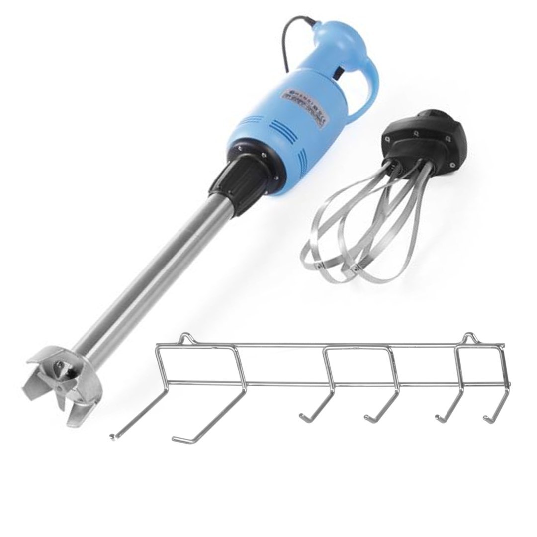 2w1 Blender mikser ręczny ZESTAW + trzepaczka rózga + wieszak 400W – Hendi 224014