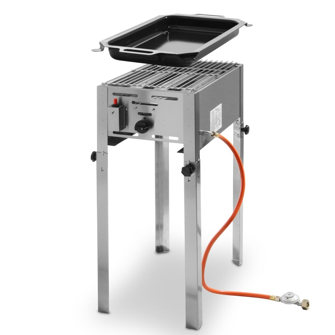 Grill gazowy z patelnią Grill Master Mini 340x540x(H)840 mm 5.8kW- Hendi 154700 Grill gazowy z patelnią Grill Master Mini 340x540x(H)840 mm 5.8kW- Hendi 154700