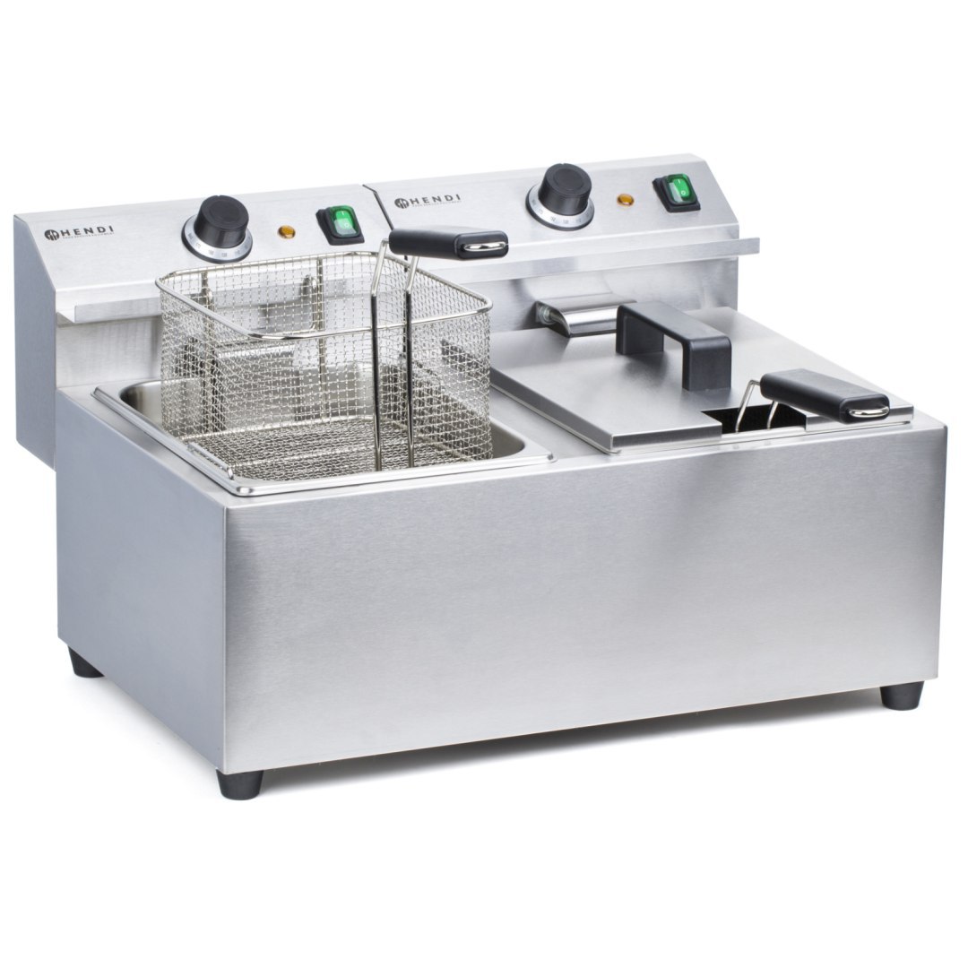 Frytownica gastronomiczna Mastercook 7kW 230V 2 x 8L – Hendi 207307 Frytownica gastronomiczna Mastercook 7kW 230V 2 x 8L – Hendi 207307