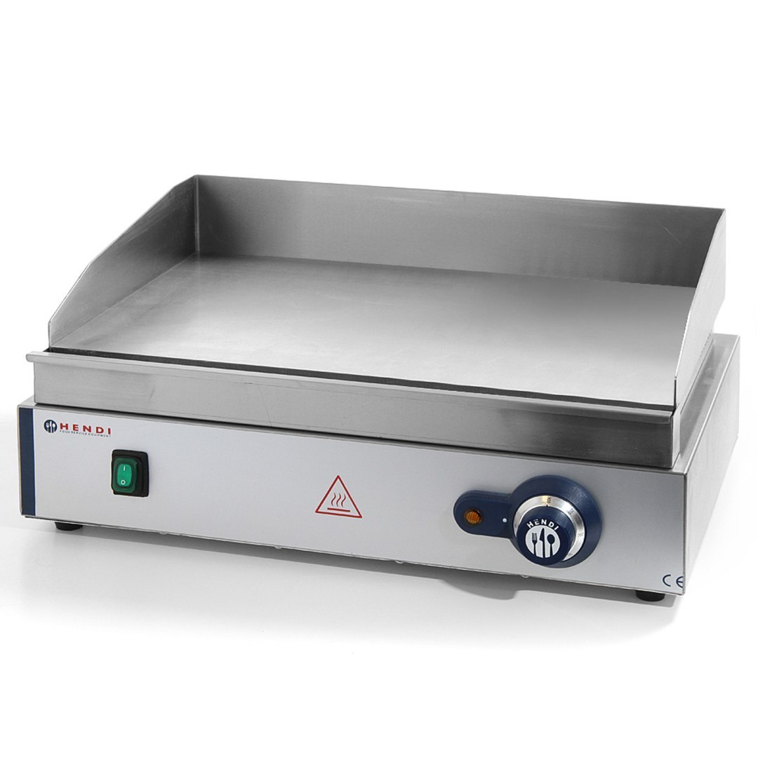 Płyta grzewcza grillowa Profi Line gładka do pracy ciągłej 2400W – Hendi 203149 Płyta grzewcza grillowa Profi Line gładka do pracy ciągłej 2400W – Hendi 203149