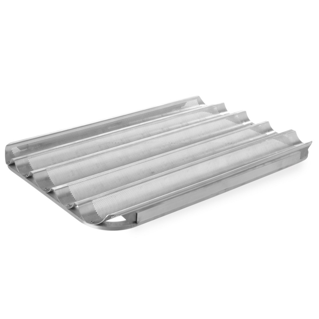 Blacha do wypieku bagietek 60x40cm 5 rowków – Hendi 808238 Blacha do wypieku bagietek 60x40cm 5 rowków – Hendi 808238