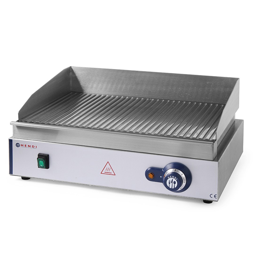 Płyta grzewcza grillowa Profi Line ryflowana do pracy ciągłej 2400W – Hendi 203170 Płyta grzewcza grillowa Profi Line ryflowana do pracy ciągłej 2400W – Hendi 203170