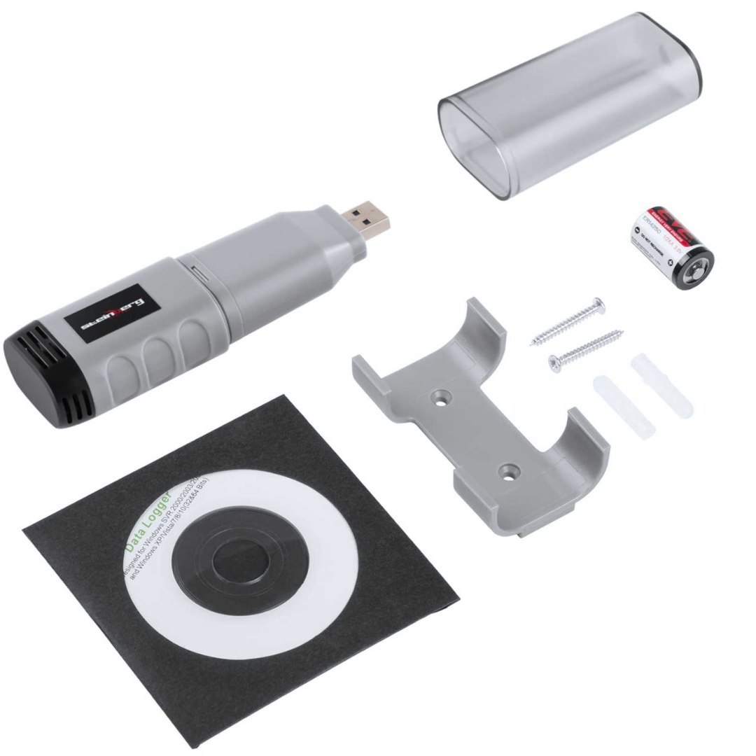 Termohigrometr rejestrator temperatury i wilgotności zakres 0 – 100% -35 – 80deg;C USB