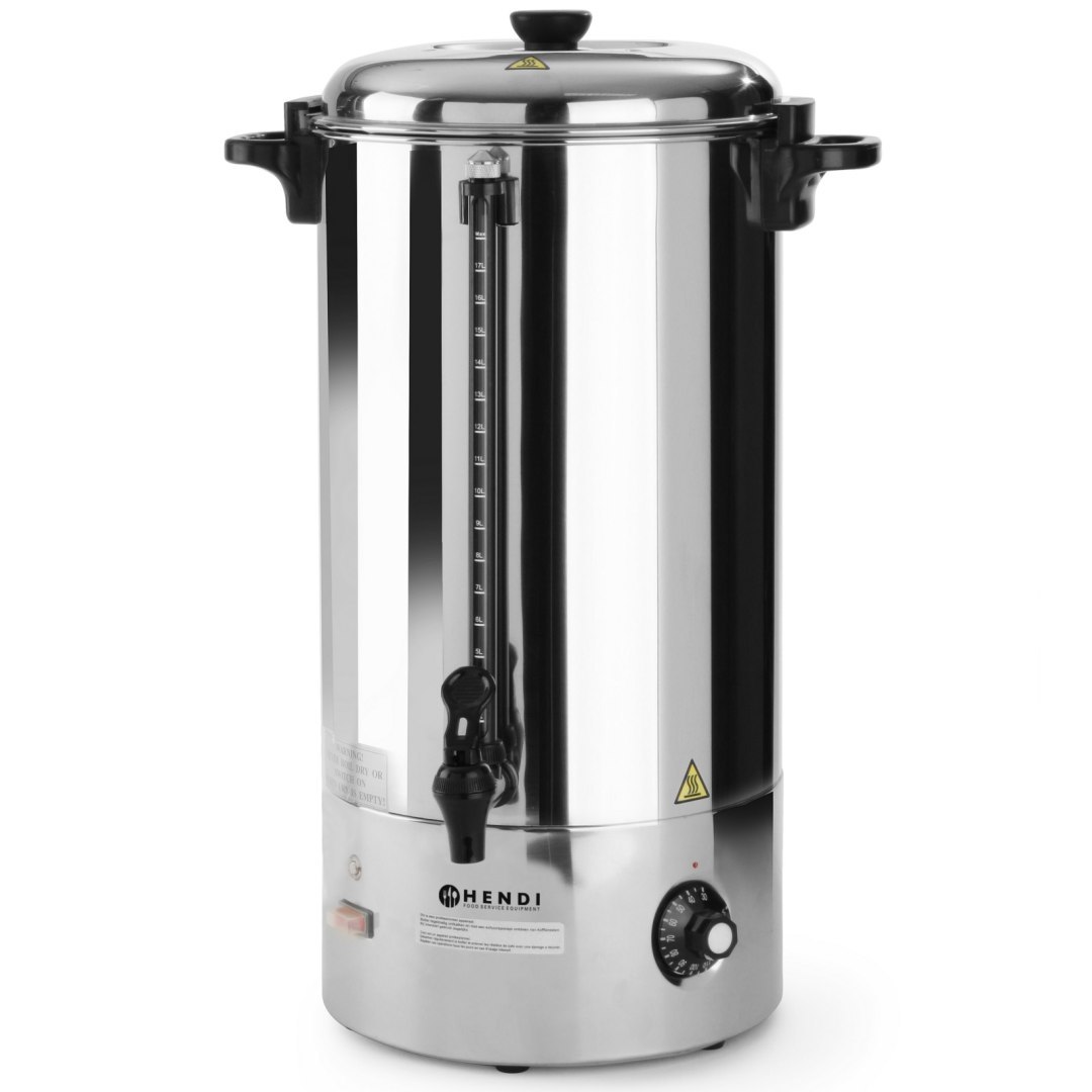 Warnik podgrzewacz do wody stalowy 2200W 18L – Hendi 209899 Warnik podgrzewacz do wody stalowy 2200W 18L – Hendi 209899