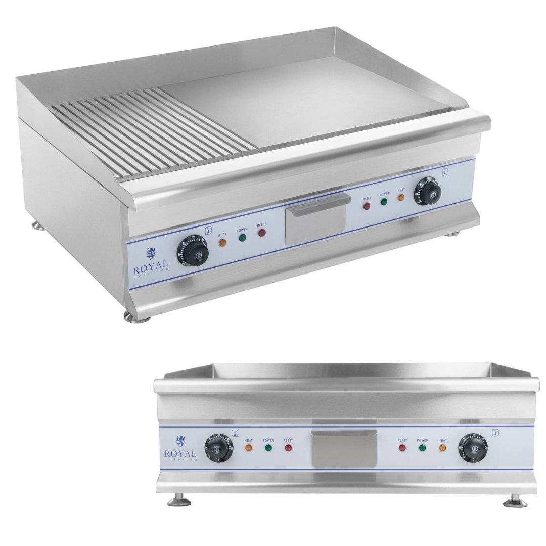 Grill podwójny duży ryflowany 75cm Grill podwójny duży ryflowany 75cm