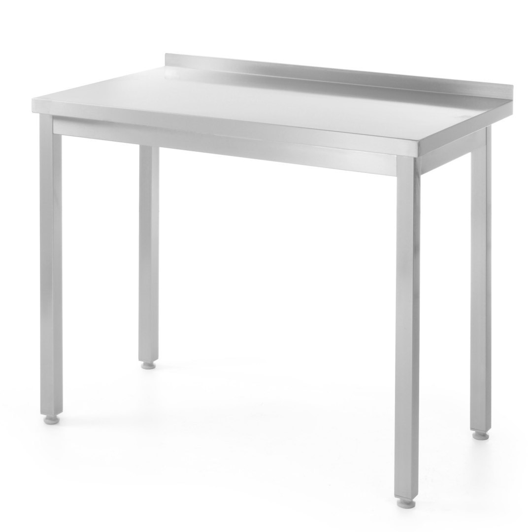 Stół blat roboczy do kuchni stalowy przyścienny z rantem 120×60 cm – Hendi 811252 Stół blat roboczy do kuchni stalowy przyścienny z rantem 120×60 cm – Hendi 811252