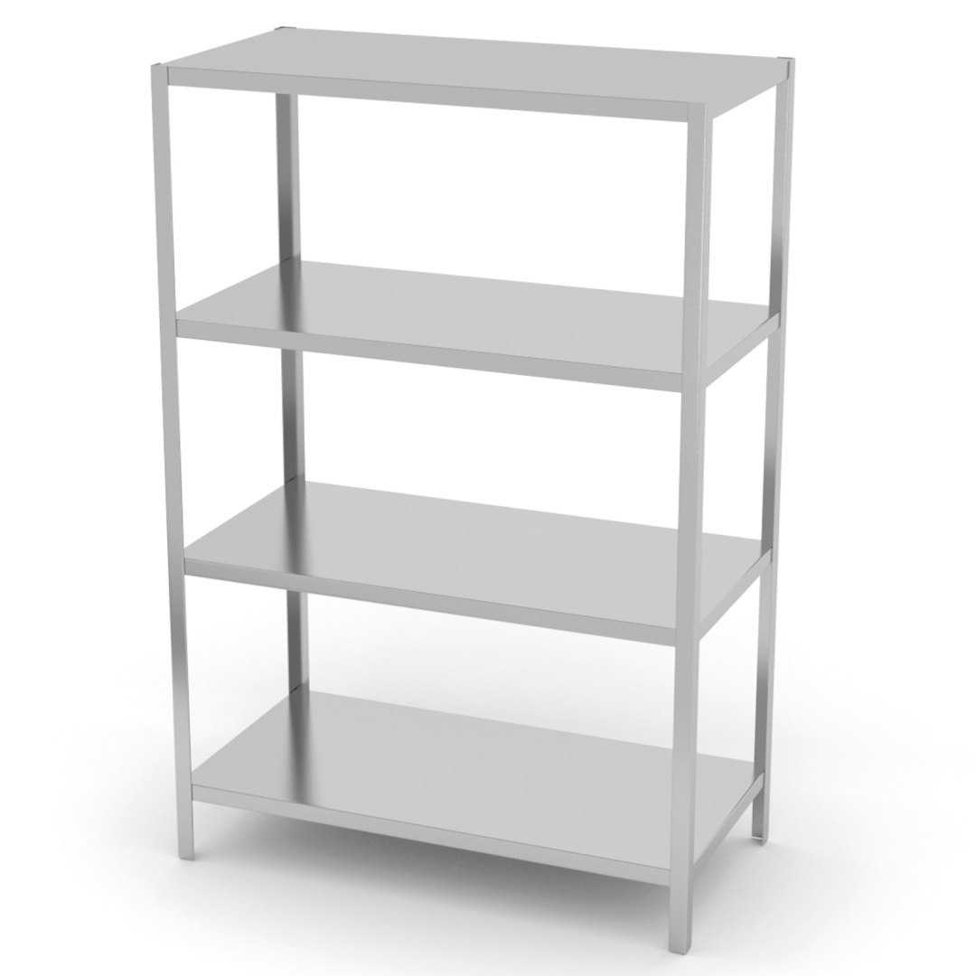 Regał magazynowy gastronomiczny ze stali nierdzewnej 4 półki pełne 180(h)x100x50cm – Hendi 812532 Regał magazynowy gastronomiczny ze stali nierdzewnej 4 półki pełne 180(h)x100x50cm – Hendi 812532