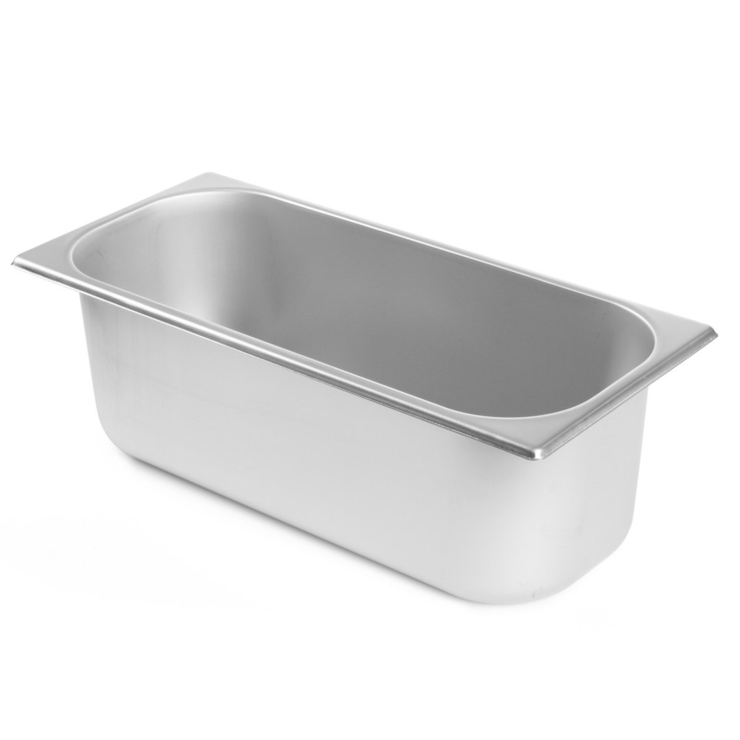 Kuweta do lodów profesjonalna stalowa nierdzewna 360x165x120mm poj. 5L – Hendi 807019 Kuweta do lodów profesjonalna stalowa nierdzewna 360x165x120mm poj. 5L – Hendi 807019