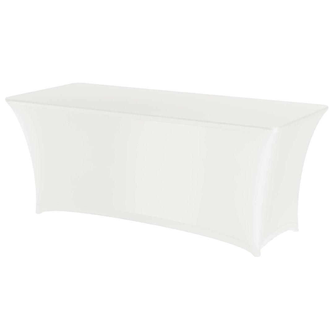 Obrus prostokątny bez prasowania 183×76 cm tkanina Jersey biały – Hendi 814420 Obrus prostokątny bez prasowania 183×76 cm tkanina Jersey biały – Hendi 814420