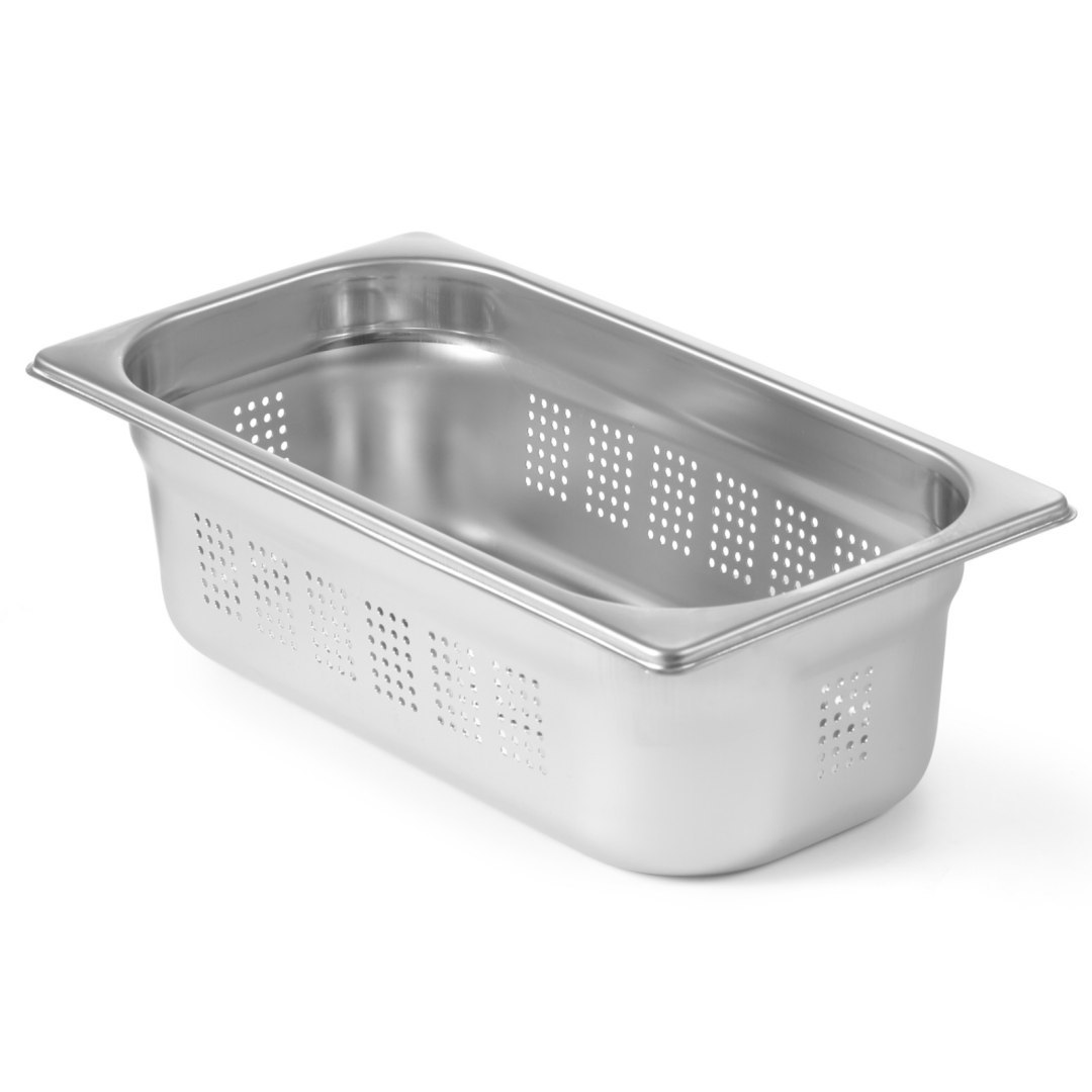 Pojemnik GN perforowany stal nierdzewna GN1/3 325x176mm wys. 100mm – Hendi 802526