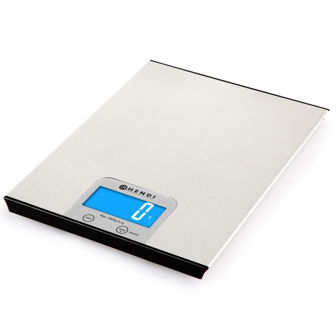 Waga elektroniczna kuchenna gastronomiczna dokładna 5000g / 1g – Hendi 580226
