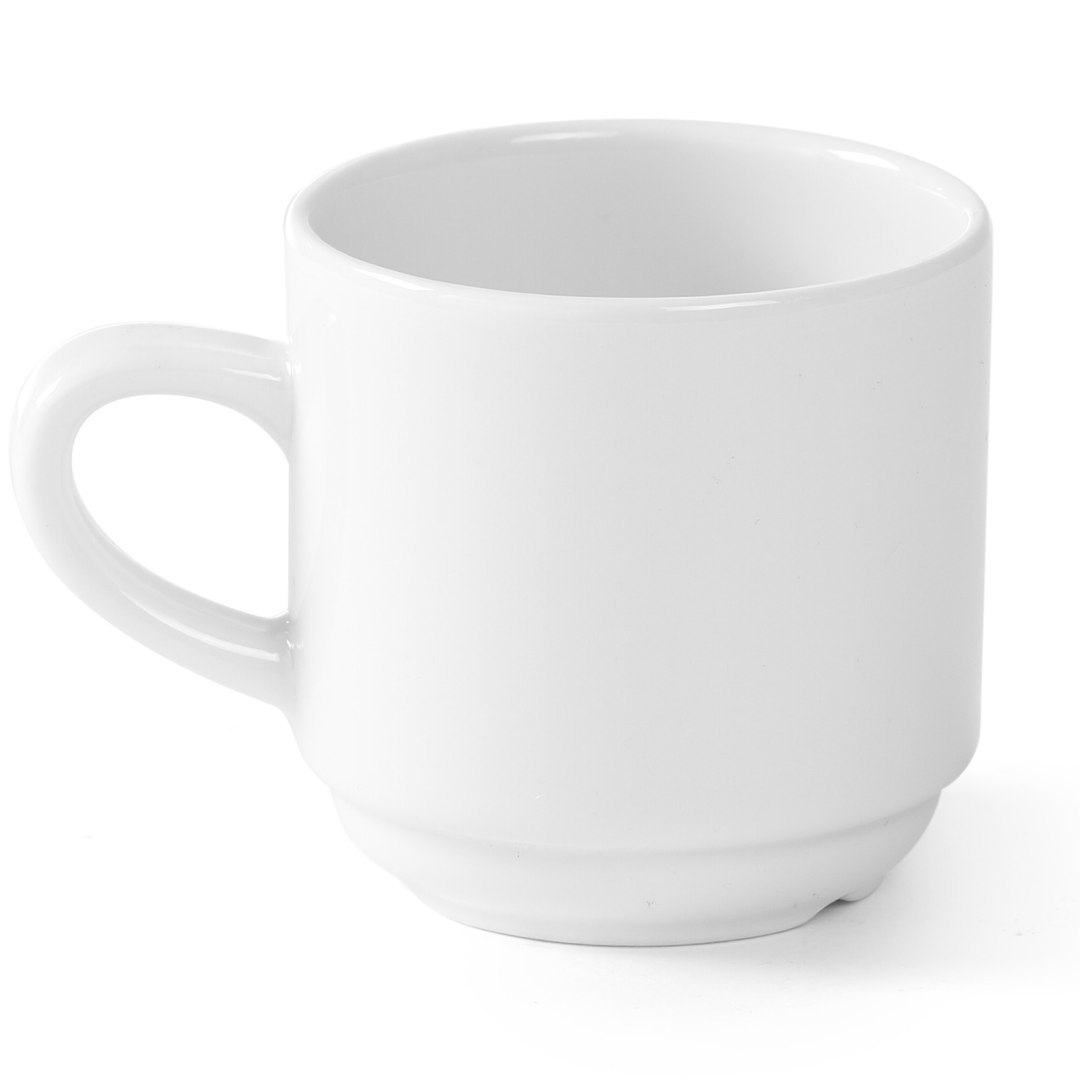 Filiżanka do kawy i herbaty hotelowa OPTIMA biała porcelana 230ml zestaw 12szt. – Hendi 770962 Filiżanka do kawy i herbaty hotelowa OPTIMA biała porcelana 230ml zestaw 12szt. – Hendi 770962
