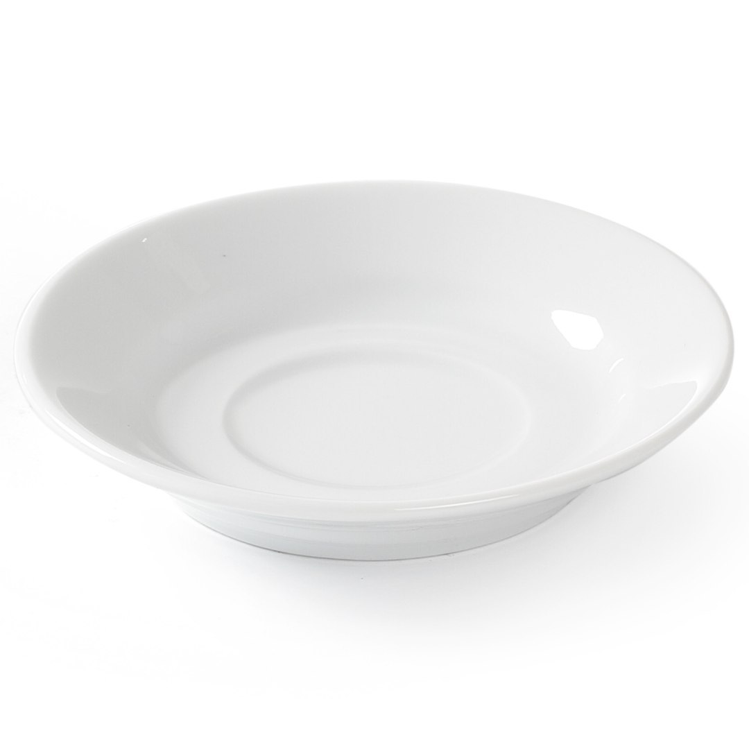 Spodek do filiżanki do kawy i herbaty OPTIMA biała porcelana śr. 115mm zestaw 12szt. – Hendi 770979 Spodek do filiżanki do kawy i herbaty OPTIMA biała porcelana śr. 115mm zestaw 12szt. – Hendi 770979