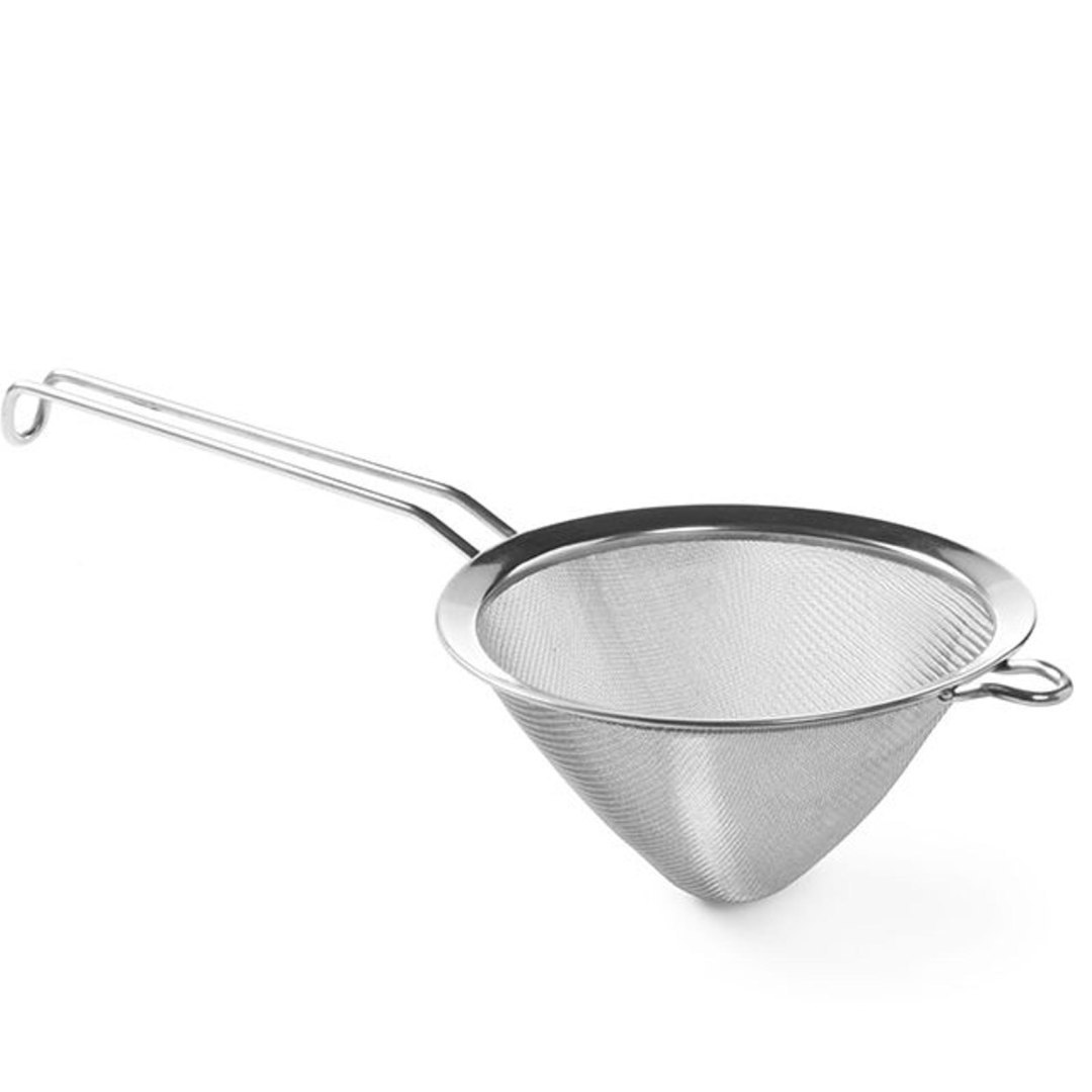Sito chińskie stożkowe z gęstą siatką ze stali śr. 160mm – Hendi 647516 Sito chińskie stożkowe z gęstą siatką ze stali śr. 160mm – Hendi 647516