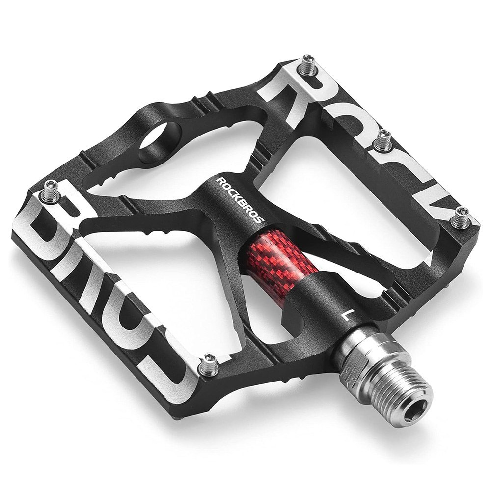 Zestaw pedałów rowerowych platformy MTB ze stopu aluminium – czarne