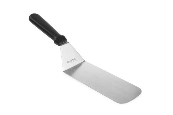 Szpachelka szpatuła kątowa giętka do grilla 380×73 mm – Hendi 855737