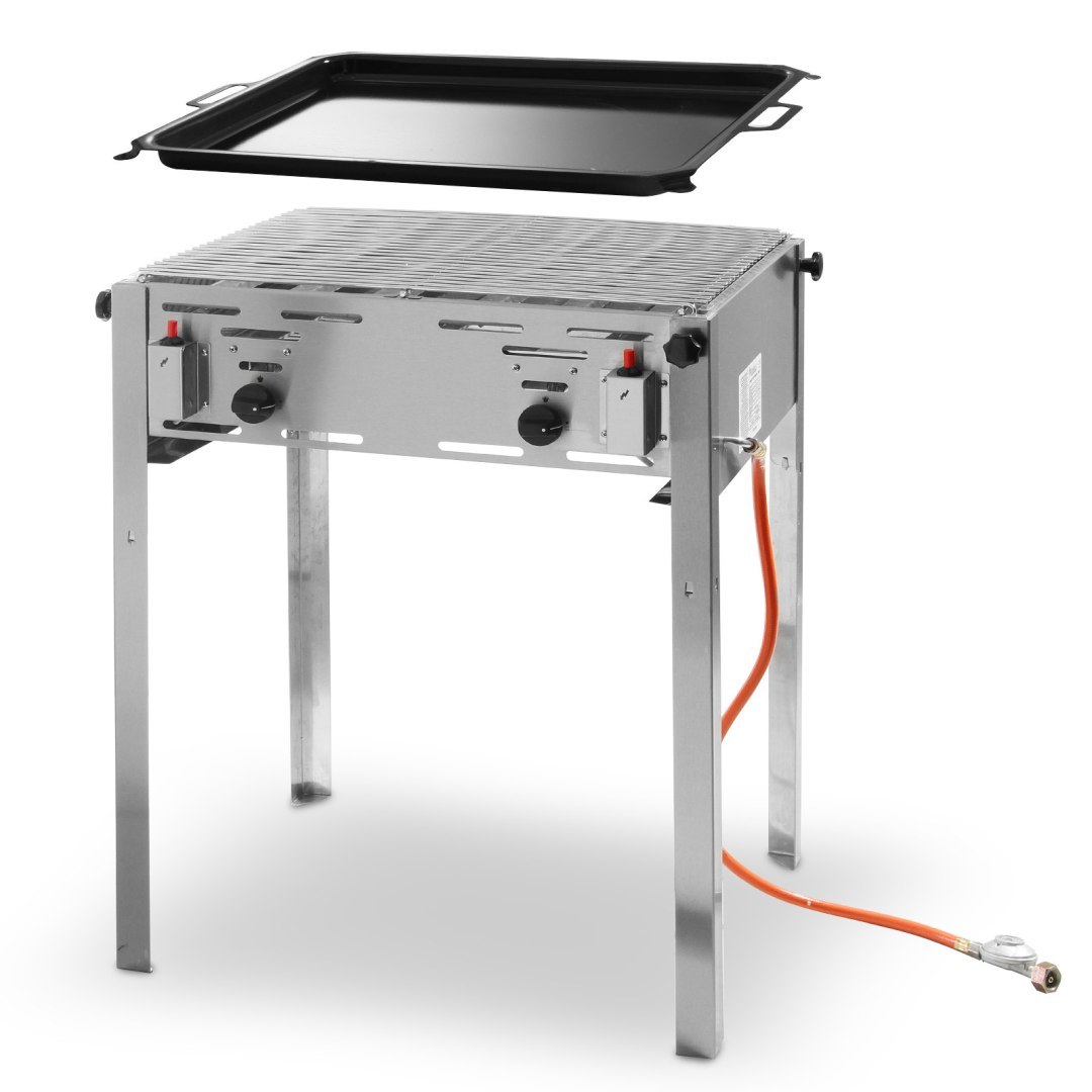 Grill gazowy z patelnią Grill Master Maxi 590x480mm 11.6kW – Hendi 154717 Grill gazowy z patelnią Grill Master Maxi 590x480mm 11.6kW – Hendi 154717