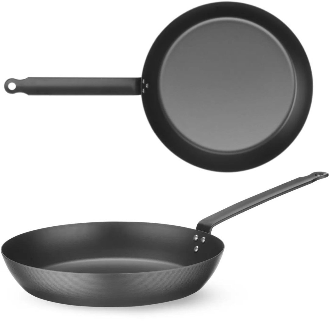 Patelnia do wszystkich typów kuchenek ze stali węglowej śr. 244 mm Patelnia do wszystkich typów kuchenek ze stali węglowej śr. 244 mm