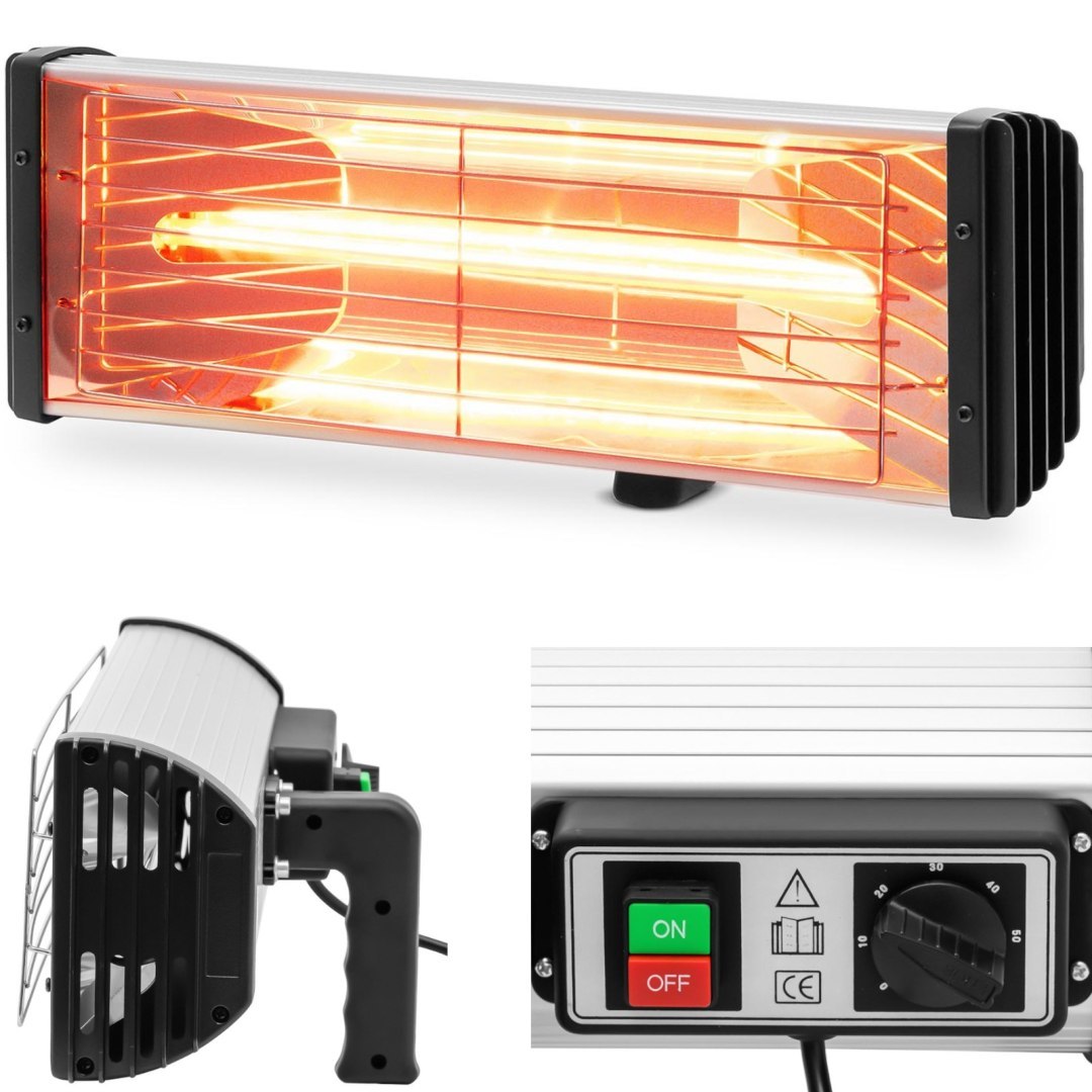 Promiennik podczerwieni warsztatowy lampa lakiernicza do karoserii 30-100C 1000 W Promiennik podczerwieni warsztatowy lampa lakiernicza do karoserii 30-100C 1000 W