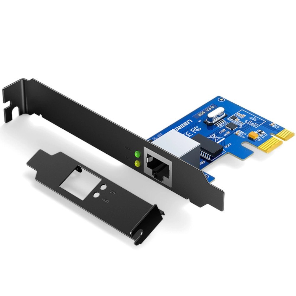 Karta sieciowa PCI-E Gigabit 10/100/1000Mbps – czarna