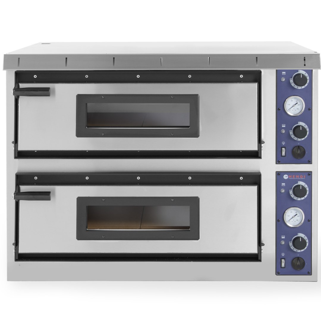 Piec do pizzy elektryczny dwukomorowy XL PLUS 44 12kW 8 pizz śr. 35cm Piec do pizzy elektryczny dwukomorowy XL PLUS 44 12kW 8 pizz śr. 35cm