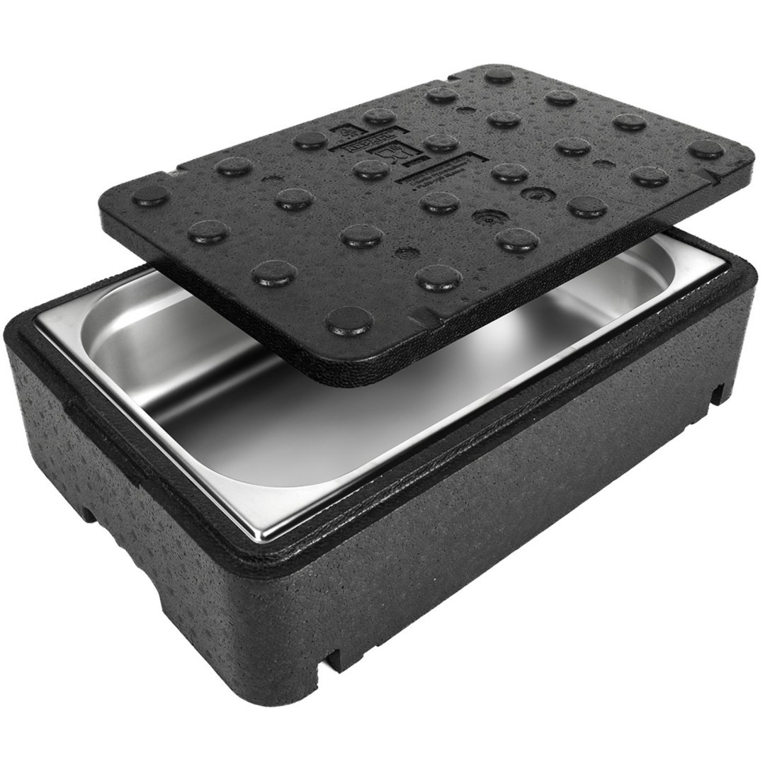 Termobox pudełko termos pojemnik termiczny z pokrywką do żywności leków 600x400x166mm 23L GN1/1