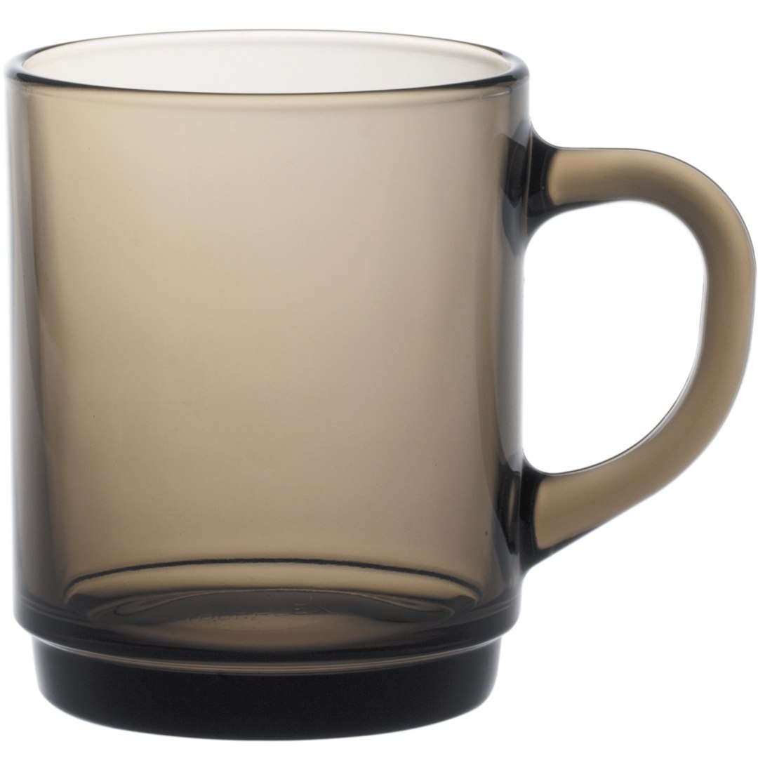 Szklanka z uchem Duralex VERSAILLES SEPIA 260 ml brązowa – zestaw 6 szt.