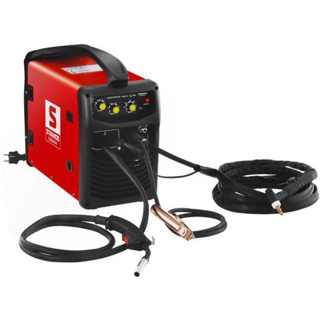 Spawarka półautomat spawalniczy migomat TIG MIG/MAG MMA 250A IGBT Stamos Germany + drut 5kg Spawarka półautomat spawalniczy migomat TIG MIG/MAG MMA 250A IGBT Stamos Germany + drut 5kg