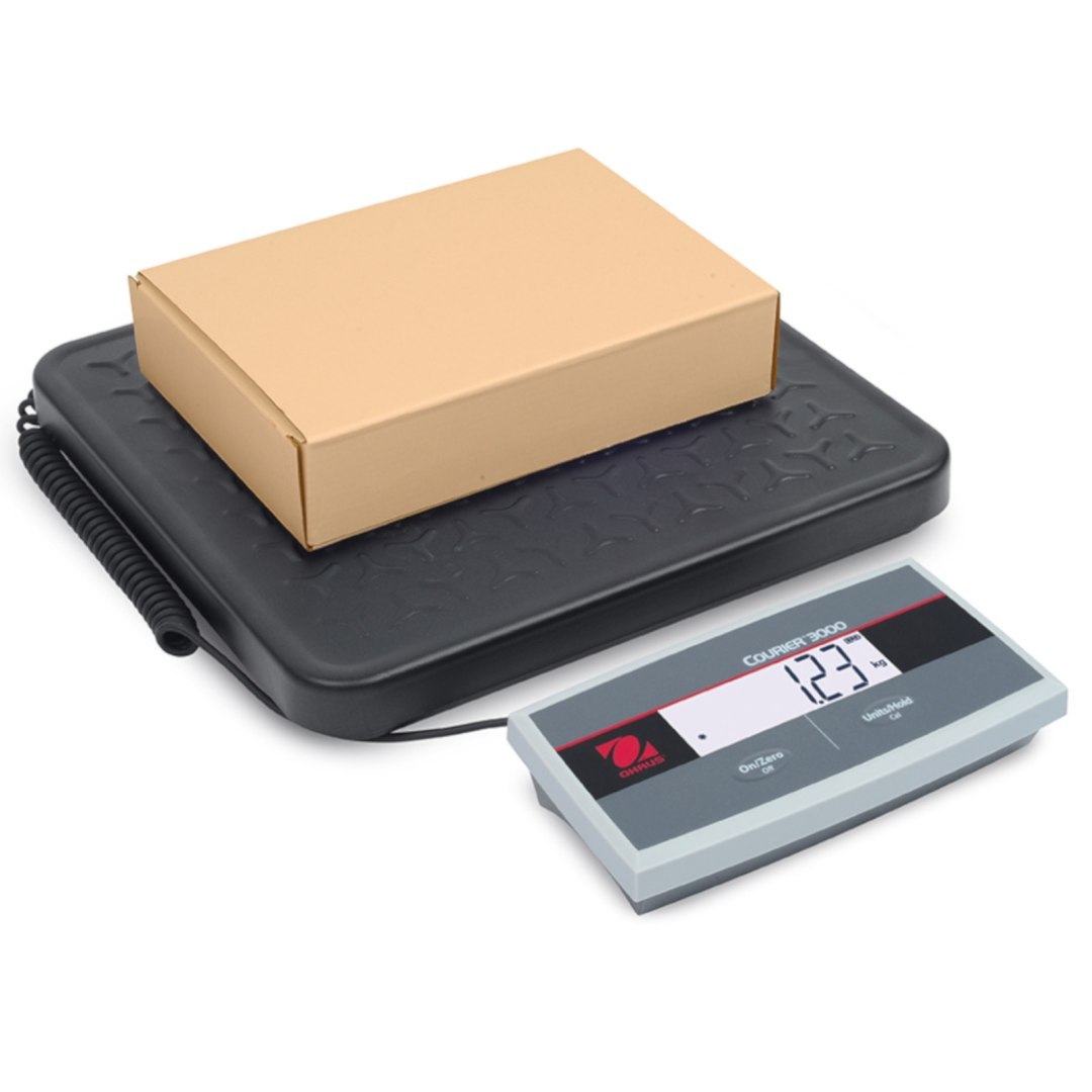 Waga platformowa pocztowa do paczek OHAUS COURIER 3000 LCD 33x32cm 35Kg / 20g Waga platformowa pocztowa do paczek OHAUS COURIER 3000 LCD 33x32cm 35Kg / 20g