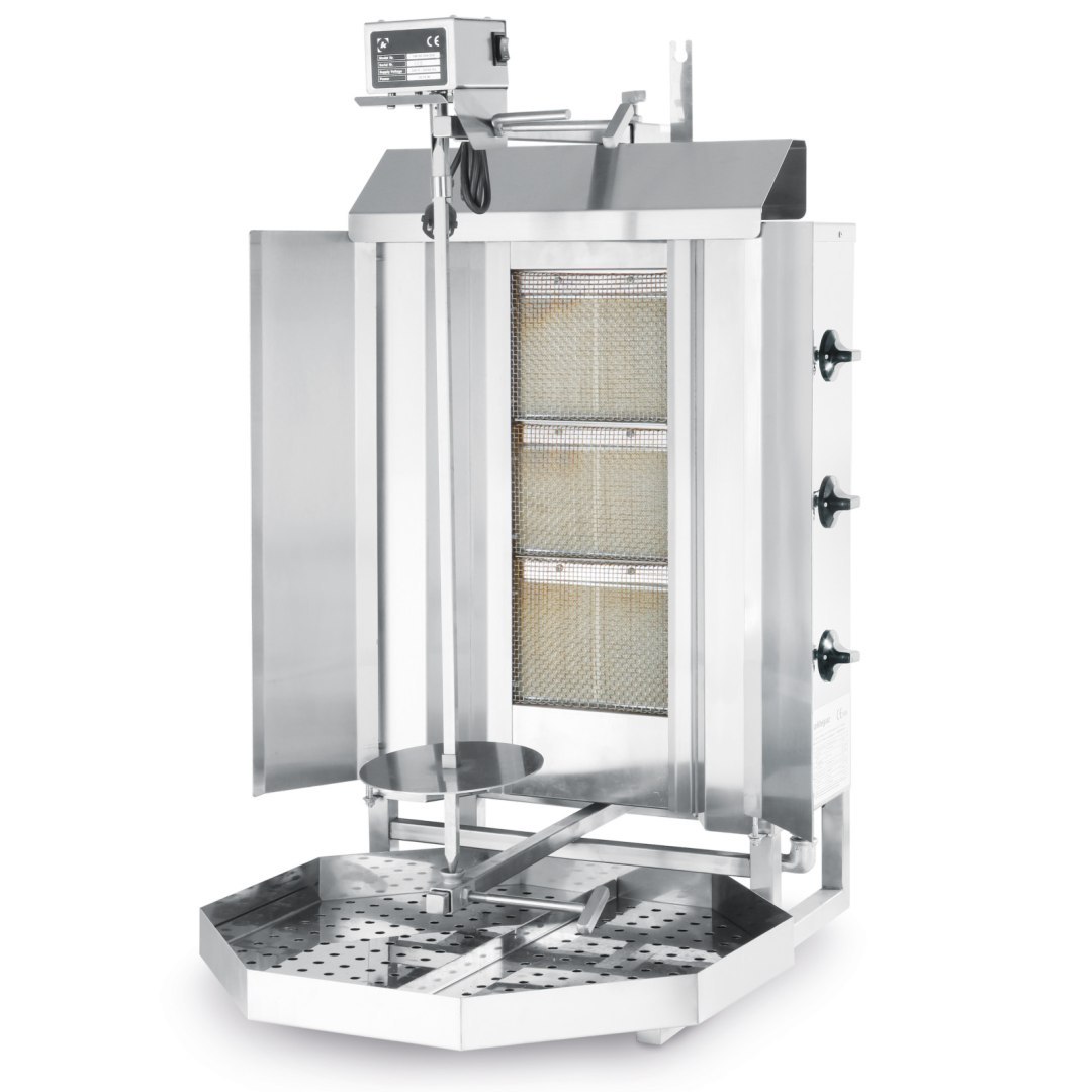 Opiekacz do kebaba gyrosa gazowy Profi Line 7200W Hendi 143087 Opiekacz do kebaba gyrosa gazowy Profi Line 7200W Hendi 143087
