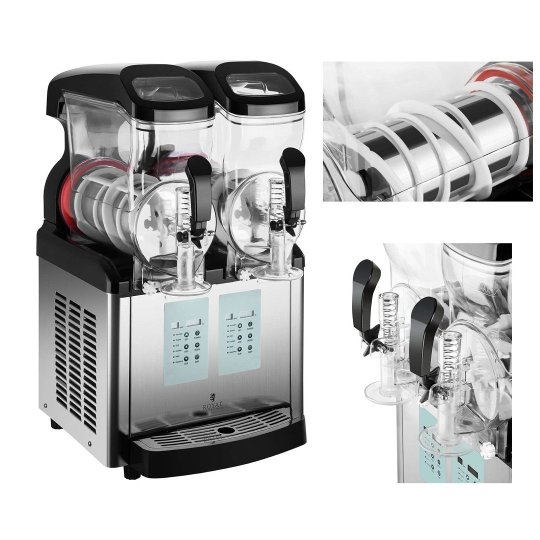 Granitor dyspenser urządzenie do napojów slush granity lodów podwójny 2x 6L Granitor dyspenser urządzenie do napojów slush granity lodów podwójny 2x 6L