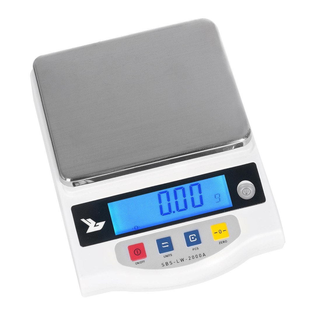 Waga precyzyjna dokładna SBS-LW-2000A LCD dokł. 0,01g do 2000g Waga precyzyjna dokładna SBS-LW-2000A LCD dokł. 0,01g do 2000g