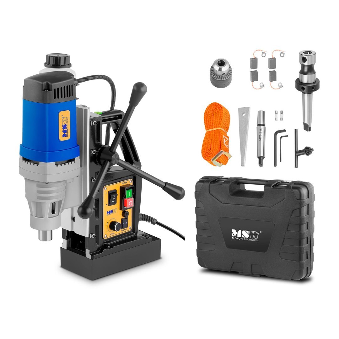 Wiertarka magnetyczna ze stopą magnetyczną + Walizka 1380W MSW-MD32-PRO Wiertarka magnetyczna ze stopą magnetyczną + Walizka 1380W MSW-MD32-PRO