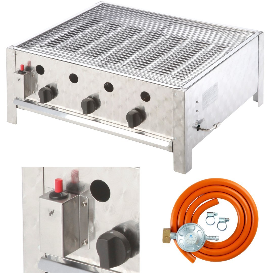 Grill gazowy gastronomiczny 3 – palnikowy z rusztem RASCAL 10 kW Grill gazowy gastronomiczny 3 – palnikowy z rusztem RASCAL 10 kW