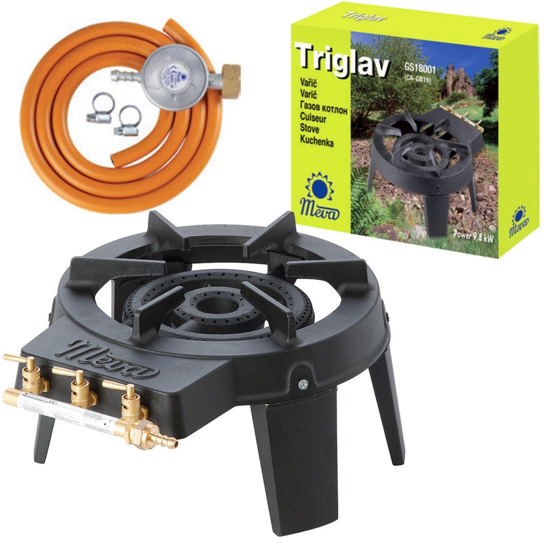 Taboret gazowy przemysłowy 3 – palnikowy TRIGLAV 9kW Taboret gazowy przemysłowy 3 – palnikowy TRIGLAV 9kW