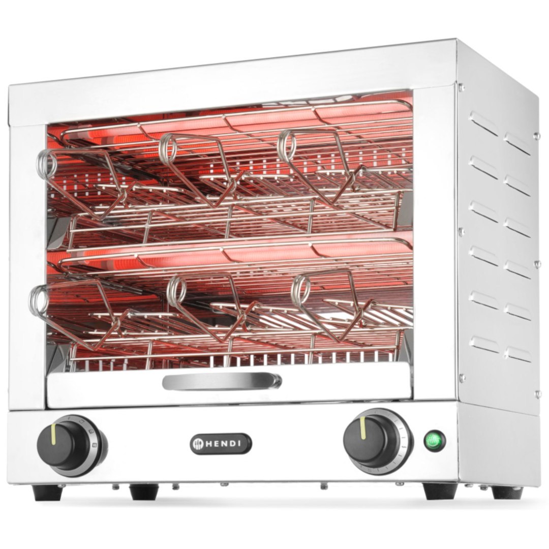 Toster kanapkowy kwarcowy z 6 klamrami 3000W Toster kanapkowy kwarcowy z 6 klamrami 3000W