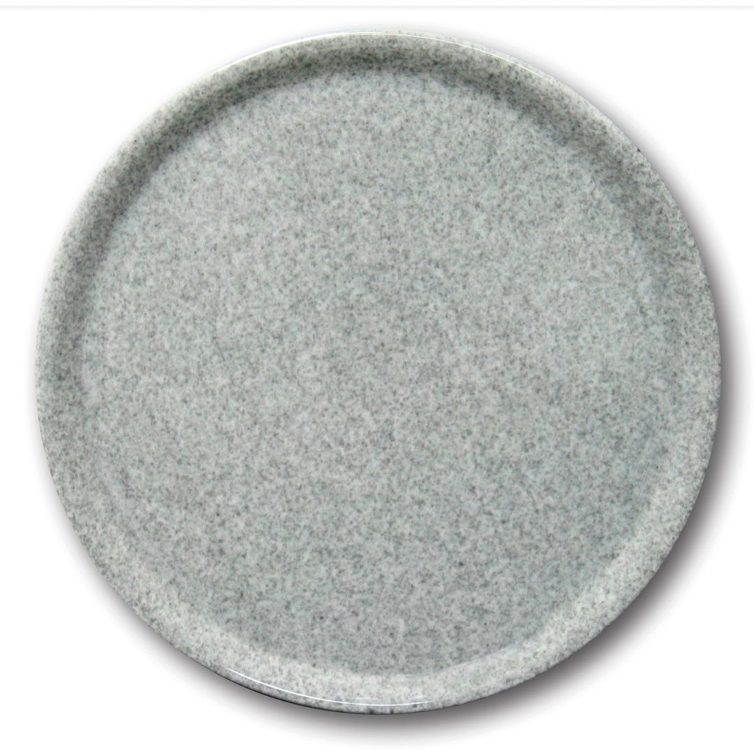 Wytrzymały talerz do pizzy z porcelany Speciale granit 330mm – zestaw 6szt.