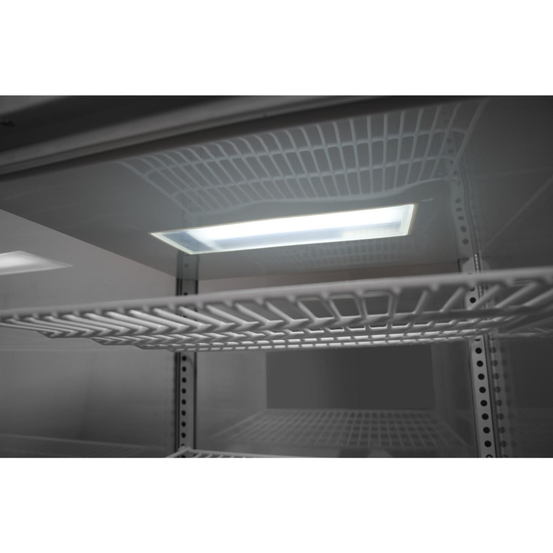 Witryna chłodnicza cukiernicza na kółkach 5 półek 280L LED – czarna Witryna chłodnicza cukiernicza na kółkach 5 półek 280L LED – czarna