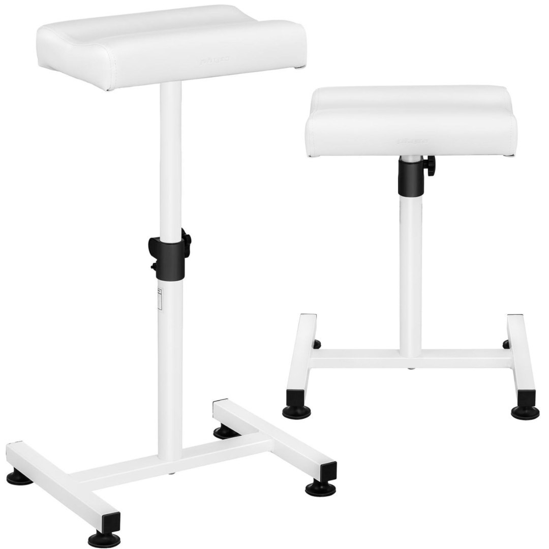 Podnóżek kosmetyczny do pedicure regulowana wysokość do 75 cm do 80 kg – biały Podnóżek kosmetyczny do pedicure regulowana wysokość do 75 cm do 80 kg – biały