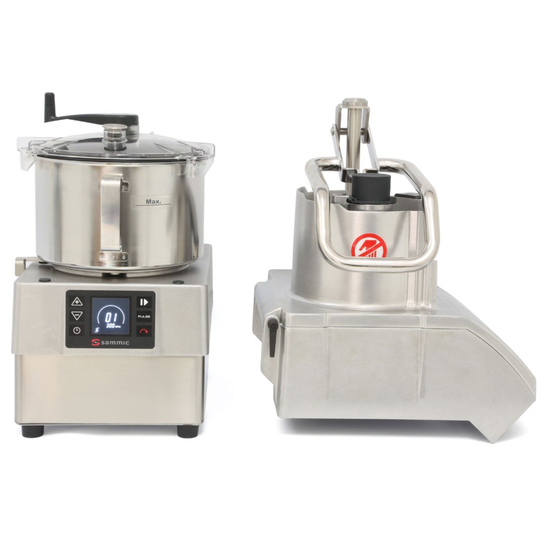 Maszyna wielofunkcyjna szatkownica emulgator kuter z dużym wsadem CK-45V 5.5 l 230 V 1500 W – Sammic 1050769 Maszyna wielofunkcyjna szatkownica emulgator kuter z dużym wsadem CK-45V 5.5 l 230 V 1500 W – Sammic 1050769
