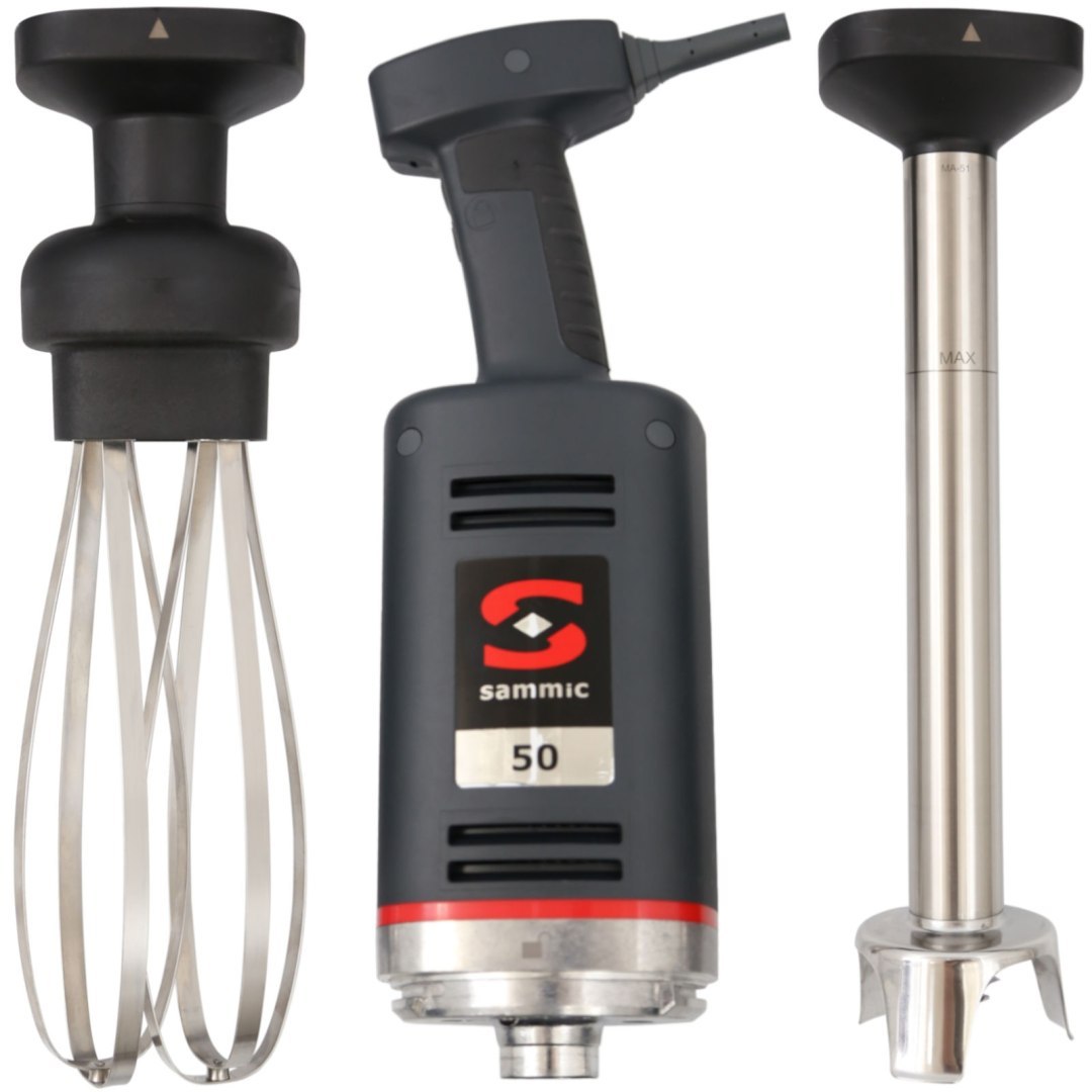 Mikser blender ręczny z ramieniem miksującym i ubijającym MB-51 570 W – Sammic 3030691 Mikser blender ręczny z ramieniem miksującym i ubijającym MB-51 570 W – Sammic 3030691