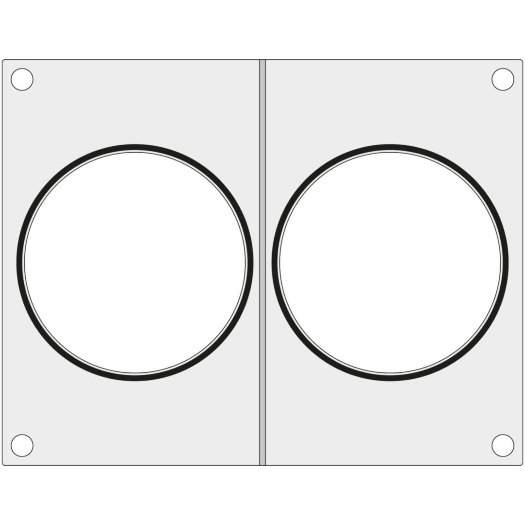 Matryca forma do zgrzewarki Hendi na dwa pojemniki na zupę śr. 115 mm – Hendi 805633