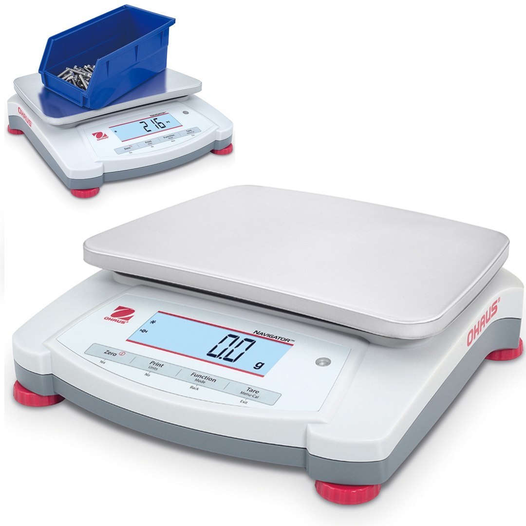 Waga laboratoryjna techniczna szybka dokładna NAVIGATOR NVT 6200g / 0.1g – OHAUS NVT6201