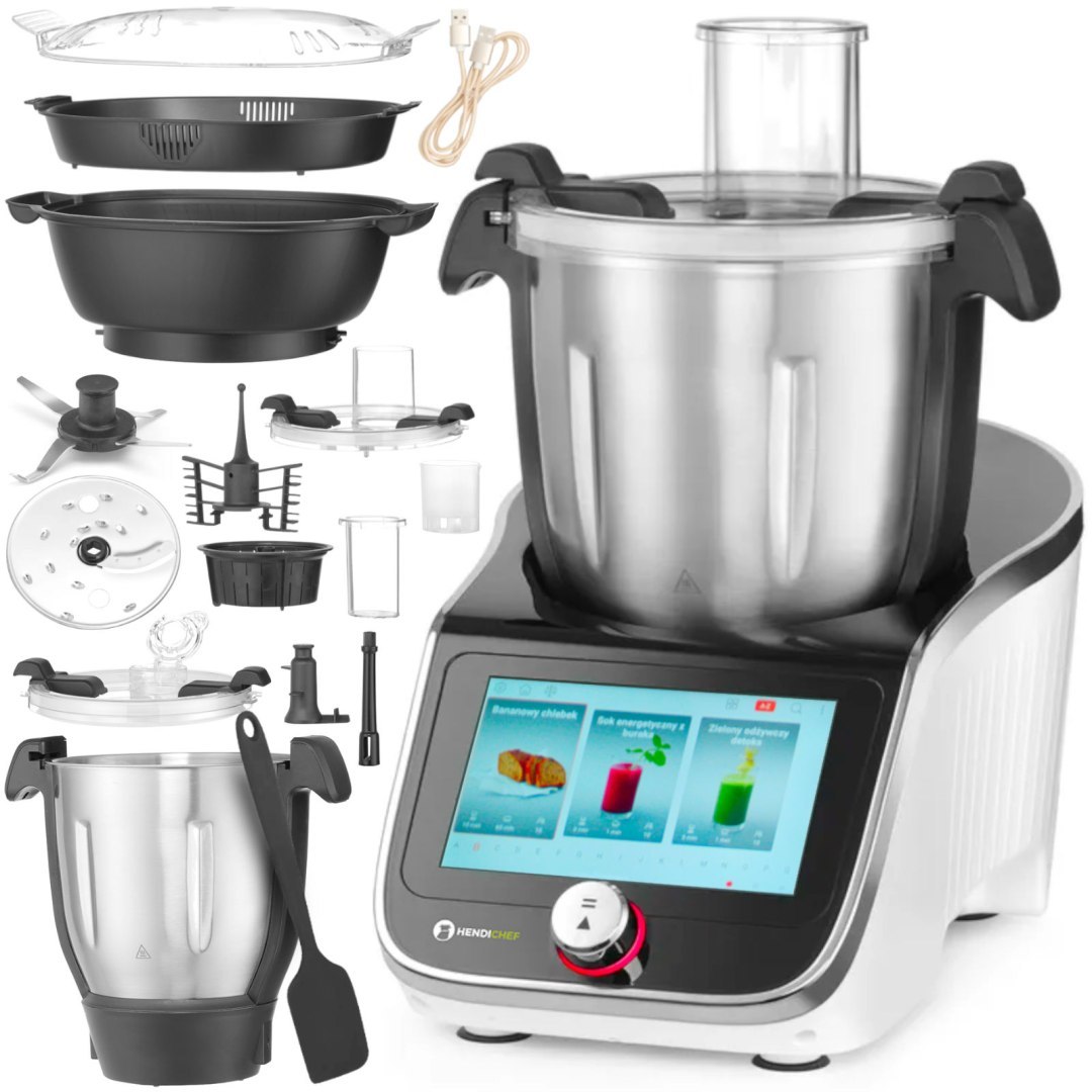 Robot kuchenny wielofunkcyjny z wagą 20 funkcji HendiChef IPC 4.5 l 1400 W 230 V – Hendi 221761 Robot kuchenny wielofunkcyjny z wagą 20 funkcji HendiChef IPC 4.5 l 1400 W 230 V – Hendi 221761