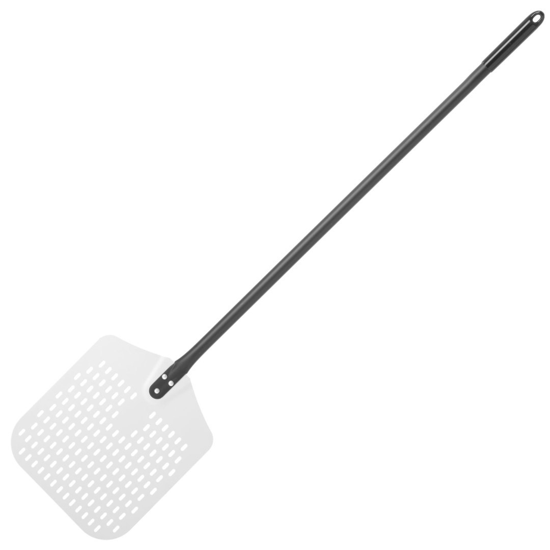 Łopata taca do wyciągania pizzy z pieca kwadratowa aluminiowa perforowana 305 x 1320 mm – Hendi 617137 Łopata taca do wyciągania pizzy z pieca kwadratowa aluminiowa perforowana 305 x 1320 mm – Hendi 617137
