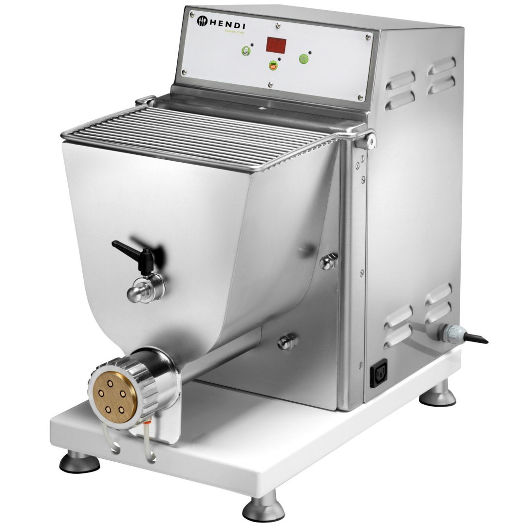Maszyna do produkcji wyrobu makaronu profesjonalna 8 kg/h dzieża 2 kg 370 W – Hendi 201619 Maszyna do produkcji wyrobu makaronu profesjonalna 8 kg/h dzieża 2 kg 370 W – Hendi 201619