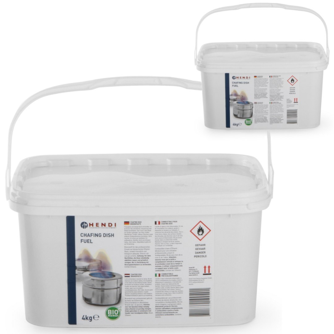 Pasta etanol do podgrzewaczy gastronomicznych – zestaw 2 x 4 kg – Hendi 190029