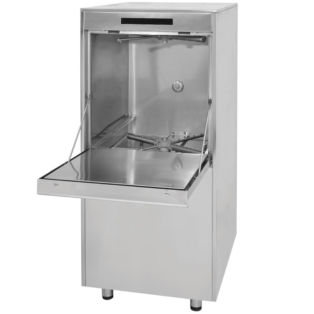 Zmywarka gastronomiczna do naczyń garnków z dozownikiem pompą koszem 50×60 cm 400 V – Hendi 236574 Zmywarka gastronomiczna do naczyń garnków z dozownikiem pompą koszem 50×60 cm 400 V – Hendi 236574