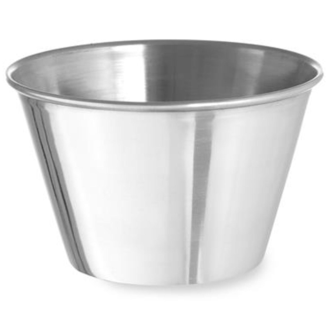 Miseczka ramekin naczynie do sosów dipów ze stali nierdzewnej śr. 93 mm 12 szt. 230 ml – Hendi 400050