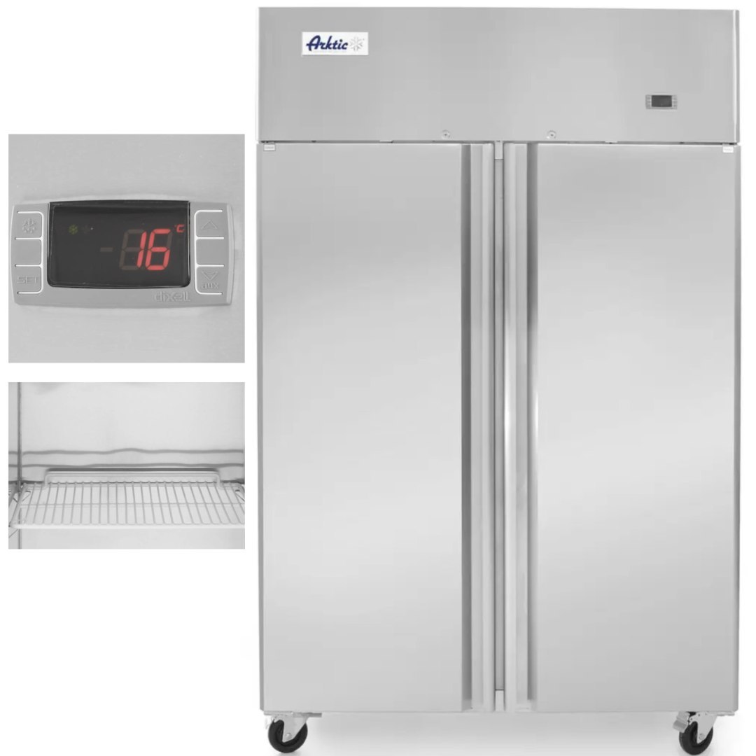 Szafa chłodnicza lodówka gastronomiczna 2-drzwiowa Profi Line 900L – Hendi 233122